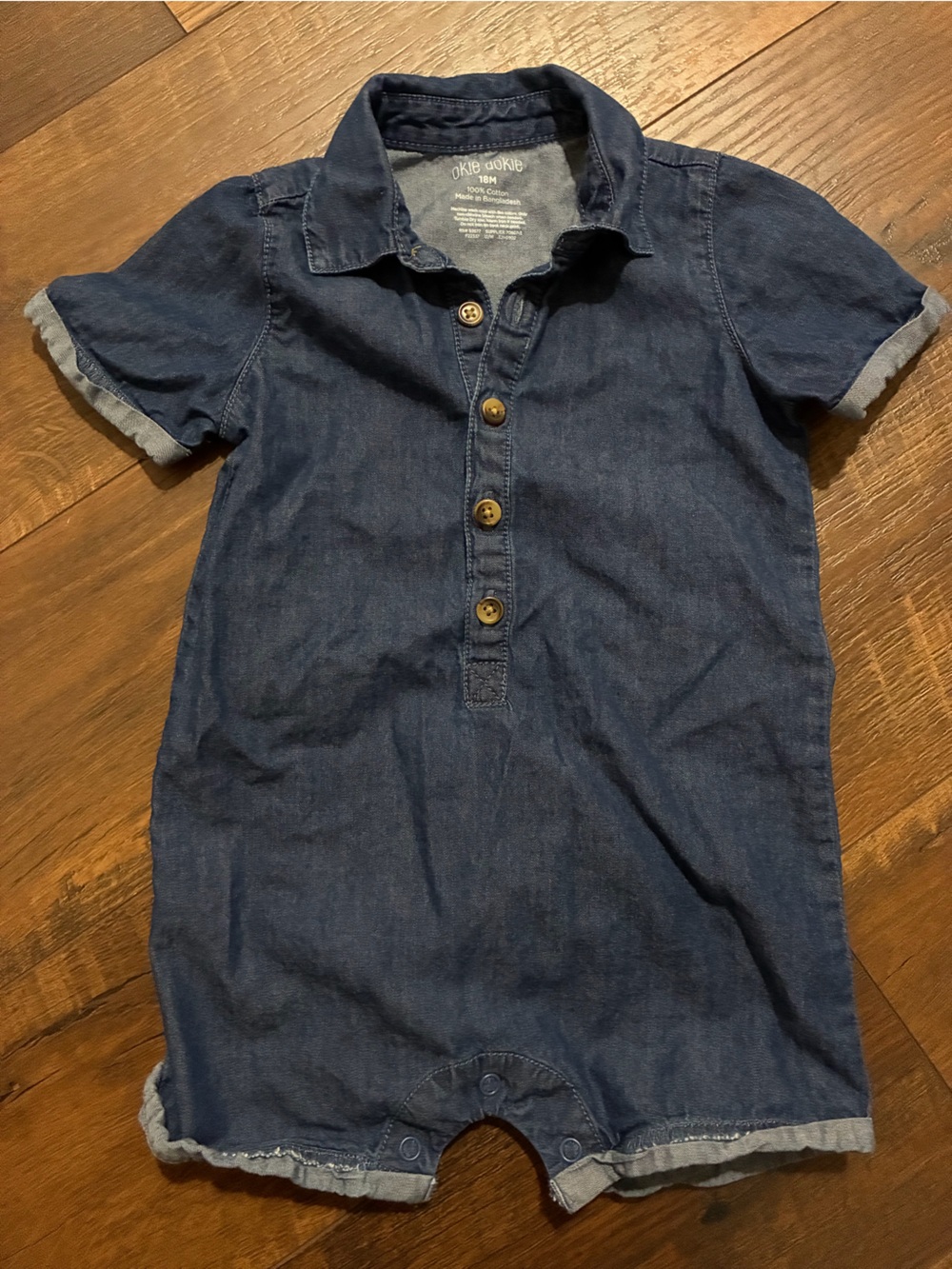 okie dokie Dark Blue Boys Jeans Overalls